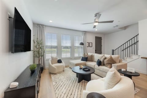 Where luxury meets comfort!  Sit back and relax while enjoying your favorite movie or TV show on the 65" Smart HDTV.  Or enjoy one of the provided board games with your family. 