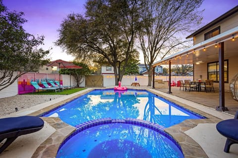 Go for a swim in our large pool. Pool towels are provided!