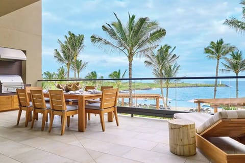 Balcony with view and private BBQ