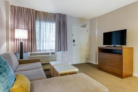 Kick back with your favorite shows in a calm space.