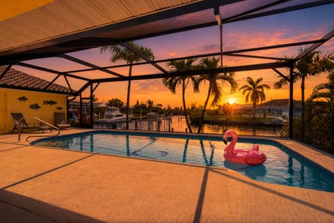 Gorgeous 4 bedroom, 2 bathroom waterfront home with private pool in Punta Gorda, FL