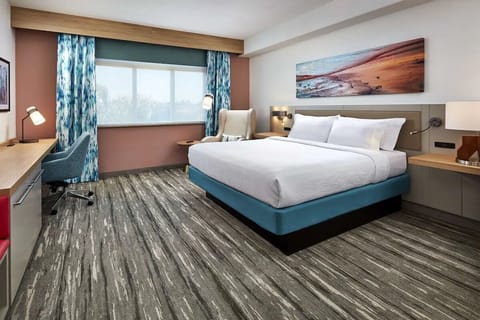 Bedroom. Interior and views may vary based on location and availability