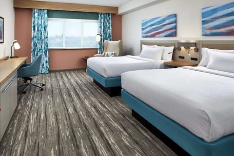 Bedroom. Interior and views may vary based on location and availability