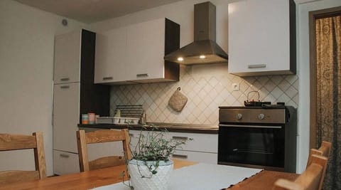 Kitchen and dining area