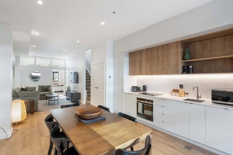 Kitchen and dining area