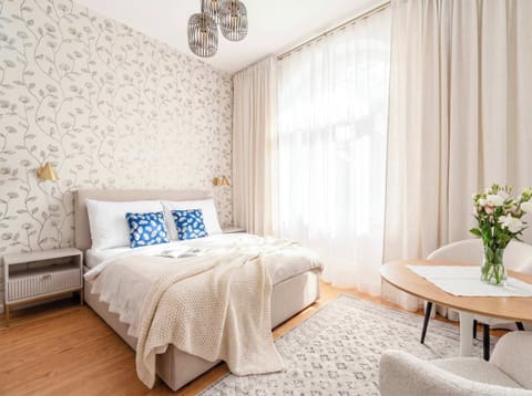 Beautiful apartment for two people with balcony