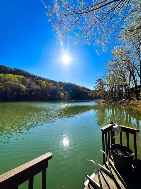 Fairview villa 105 has private access to Bald Mountain Lake!