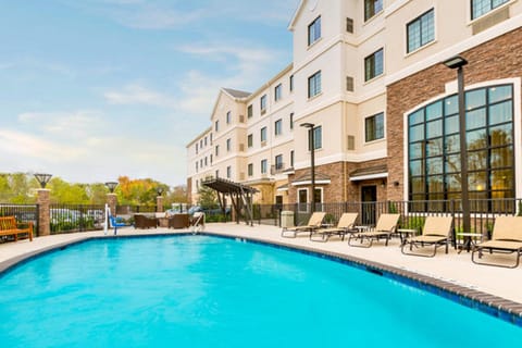 Outdoor pool open daily — rinse off after a day exploring College Station
