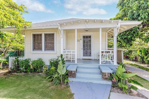 Welcome to your island getaway through this inviting cottage entrance every stay
