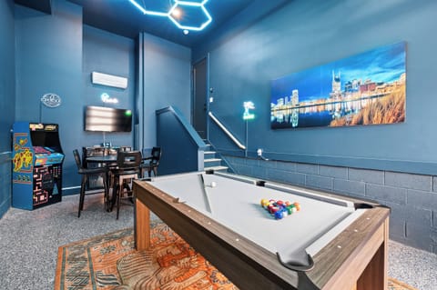 Time to break! Rack 'em up on the pool table or try your hand at the classic arcade games.