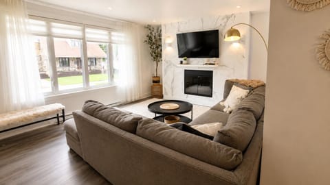 Cozy living room - Electric fireplace