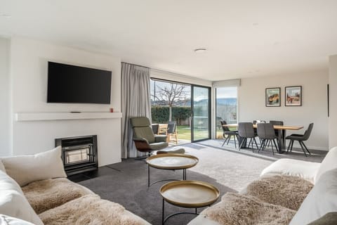 Warm and comfortable open-plan living area