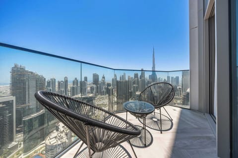 Balcony with Burj Khalifa View