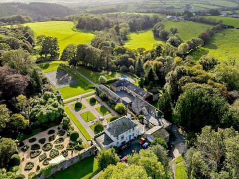 Birds eye view showing the surrounding countryside
