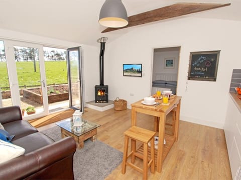 Studio style, open plan living areas with lovely views