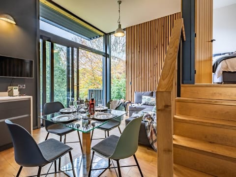 Spacious open-plan living space