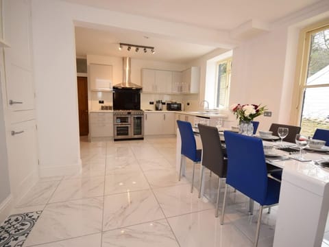The open plan Kitchen/Dining room