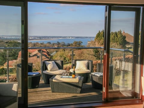 Overlook the wonderful views from the balcony