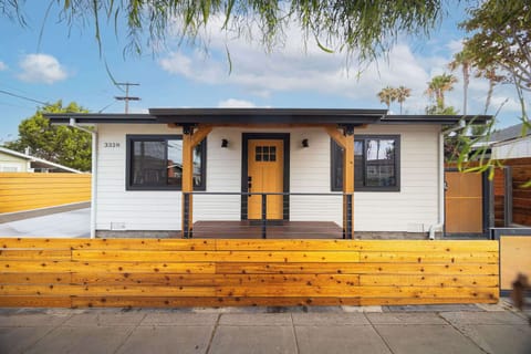 🏡 Welcome to your stylish home away from home, where modern design, inviting curb appeal, and a private setting create a memorable first impression.