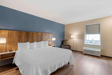 Bedroom. Interior and views may vary based on location and availability