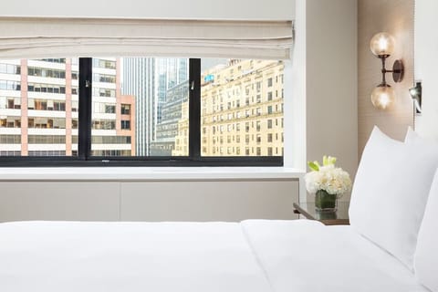 Bedroom. Interior and views may vary based on location and availability.