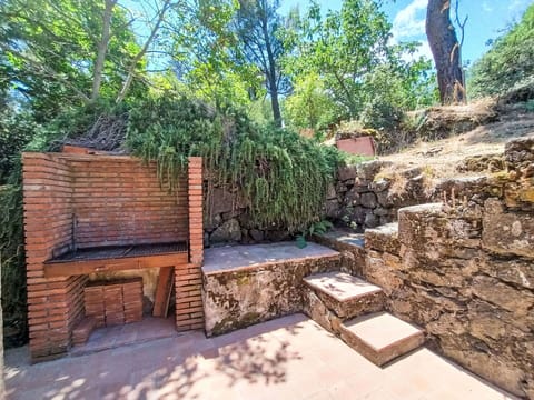 Brick, Garden, Stone Wall, Shade, Landscaping, Soil, Backyard, Stairs, Outdoor Structure, Flagstone