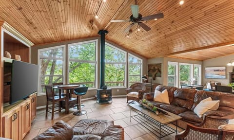 Private 4 Bedroom Home | War Eagle River | Beautiful River Views | Wood Burning Stove