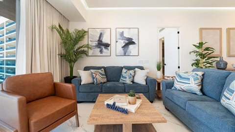 Cozy living room space.