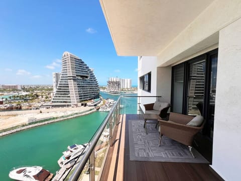 Spacious balcony