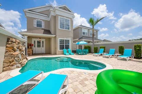 Relax by your private pool with comfortable outdoor seating, perfect for soaking up the Florida sunshine. Optional pool heat is available for an additional fee during cooler months.