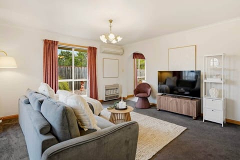 Bright family living room near Launceston CBD