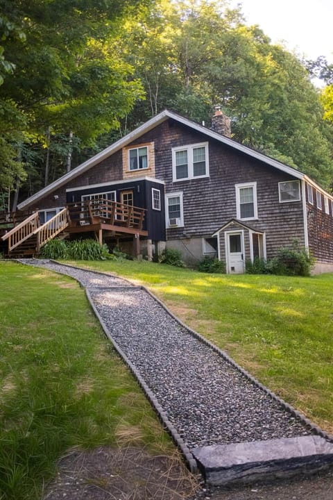 Welcome to the Cedar Mountain Chalet in Plymouth, Vermont! Enter our historical Green Mountain home by taking the stone walkway, or through the grassy front yard