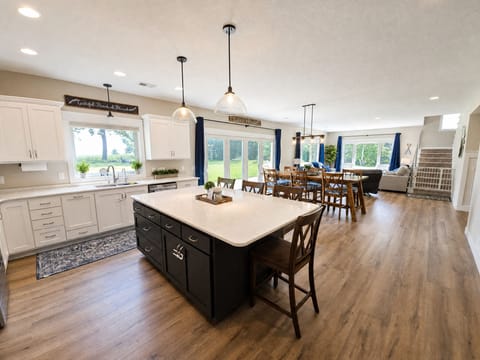 Kitchen and dining area
