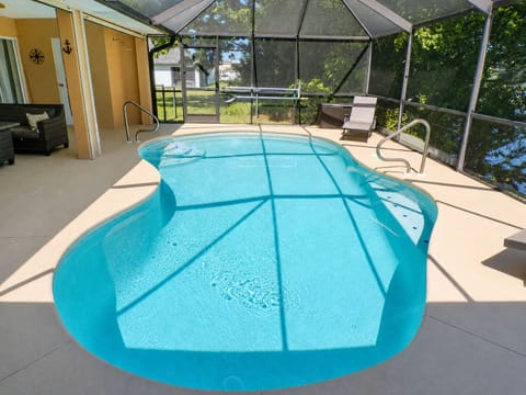 Jump in your own private pool with family and friends