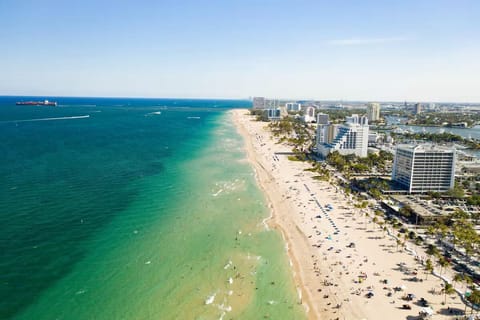 World renowned Fort Lauderdale Beach is just a 1 minute walk away