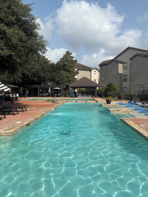 resort style pool  
