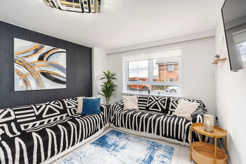 Cozy living room with high-speed WiFi