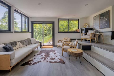 Living Room: Enjoy this unique living space with nook bedroom for the kids.