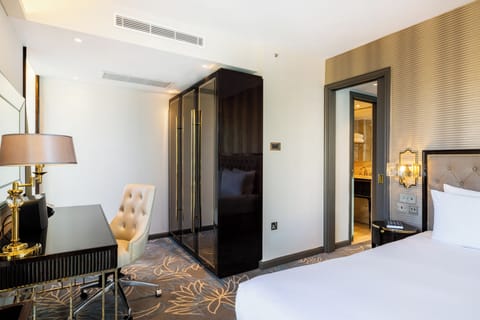 Bedroom. Interior and views may vary based on location and availability