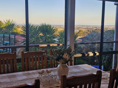 View from the dining room, Lovely during and different night and day.