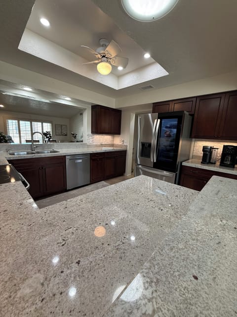The kitchen and plenty of unseen accessories and plenty of class!