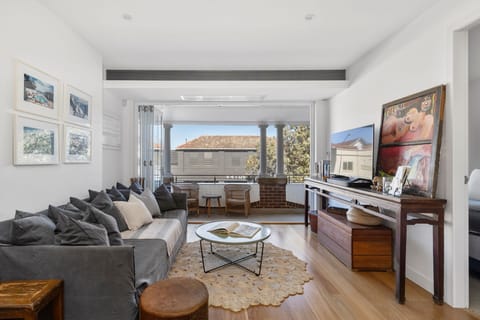 Open Plan Living Area with Balcony