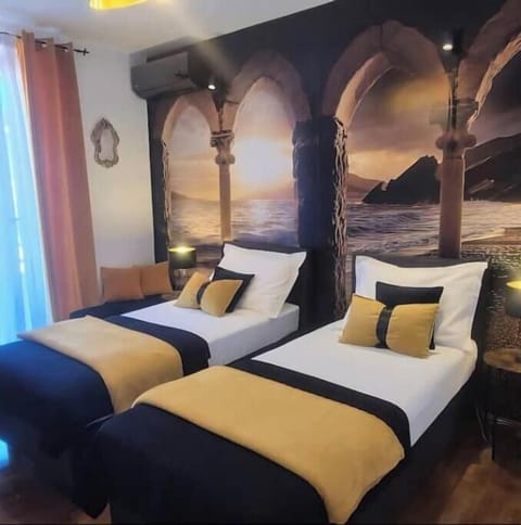 room, indoor, bed, private space, air condition
