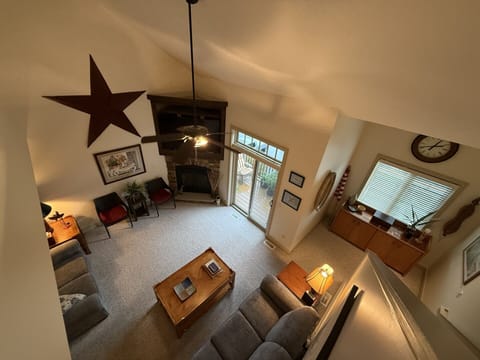 Living view from master bedroom