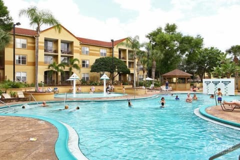 Enjoy a lively, family-friendly pool scene with plenty of room.