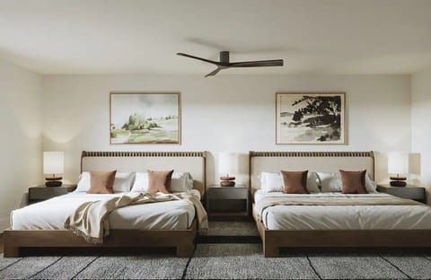 Bedroom. Interior and views may vary based on location and availability.