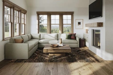 Living Room. Interior and views may vary based on location and availability.