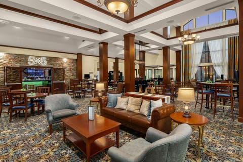 Savor the complimentary breakfast buffet in the open dining area each morning