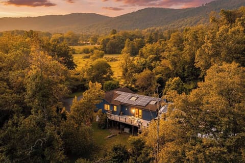 Sunset view of Rockwell Ridge from above