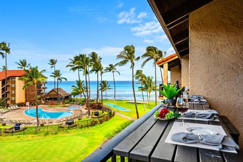 Take in the tropical surroundings and ocean views from the comfort of your private lanai.